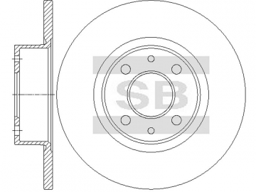Brake Rotor SD5543 (Sangsin)