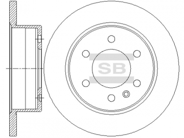 Диск тормозной SD5602 (Sangsin)