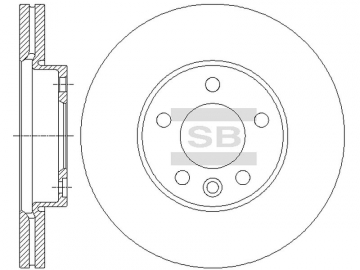 Brake Rotor SD5703 (Sangsin)