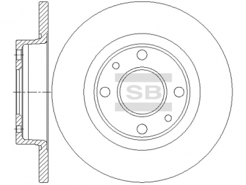 Brake Rotor SD5801 (Sangsin)