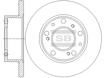 Brake Rotor SD6002 (Sangsin)