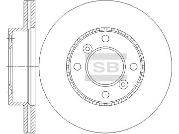 Brake Rotor SD6006 (Sangsin)