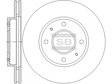 Brake Rotor SD6007 (Sangsin)