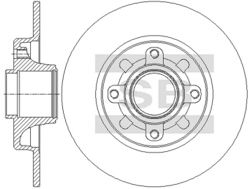 Brake Rotor SD6009 (Sangsin)