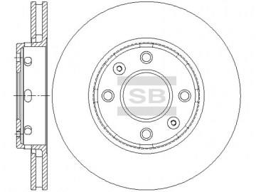 Brake Rotor SD6102 (Sangsin)
