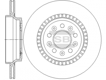 Brake Rotor SD6103 (Sangsin)