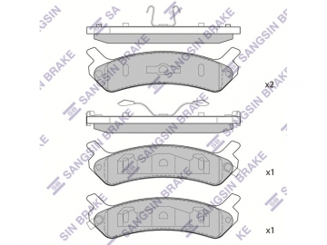 Brake pads SP1058 (Sangsin)