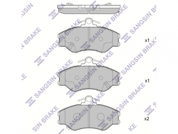 Brake pads SP1072 (Sangsin)