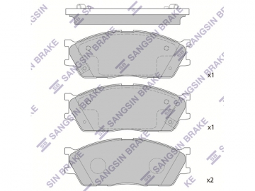 Brake pads SP1164 (Sangsin)