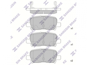 Brake pads SP1371 (Sangsin)