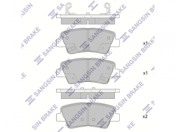 Brake pads SP1401 (Sangsin)