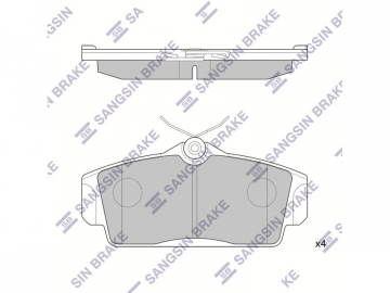 Brake pads SP1482 (Sangsin)