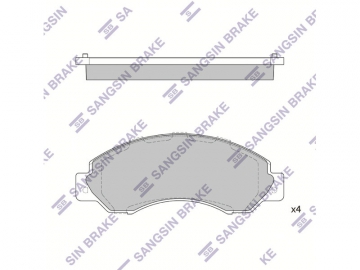 Brake pads SP1517 (Sangsin)