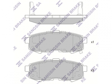 Brake pads SP1520 (Sangsin)