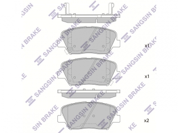 Brake pads SP1545 (Sangsin)