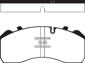 Brake pads SP1642 (Sangsin)