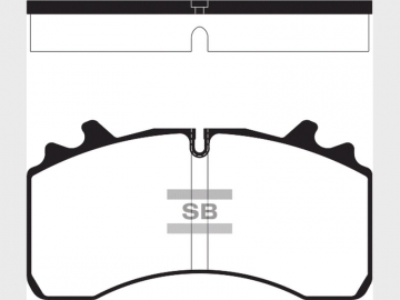 Brake pads SP1655 (Sangsin)