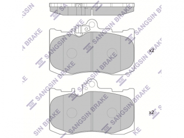 Brake pads SP1773 (Sangsin)