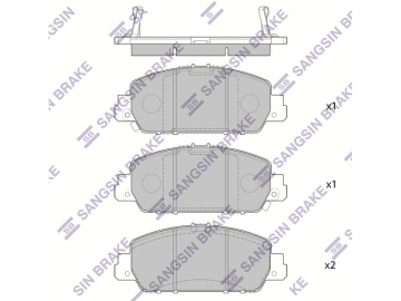 Brake pads SP1779 (Sangsin)