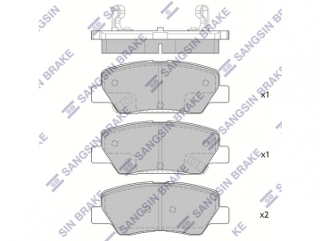 Brake pads SP1794 (Sangsin)