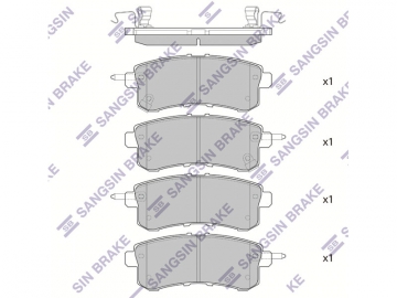 Brake pads SP1801 (Sangsin)