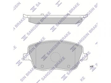 Brake pads SP1806 (Sangsin)