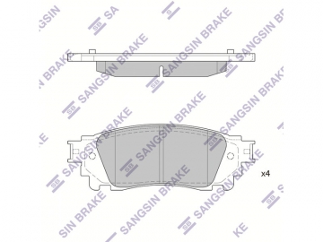 Brake pads SP1827 (Sangsin)