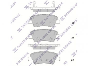 Brake pads SP1845 (Sangsin)