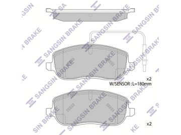 Brake pads SP1852 (Sangsin)