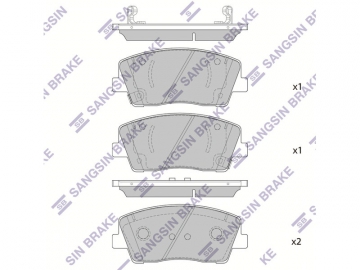Brake pads SP1882 (Sangsin)