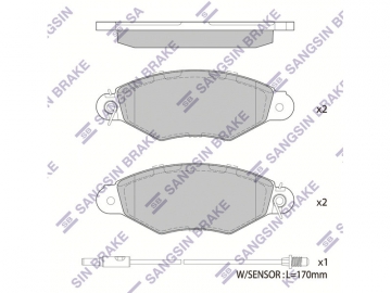 Brake pads SP1891 (Sangsin)
