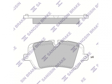 Brake pads SP1965 (Sangsin)