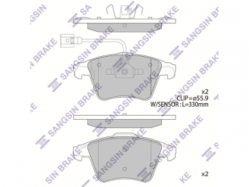 Brake pads SP1977 (Sangsin)