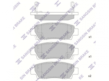Brake pads SP2022 (Sangsin)