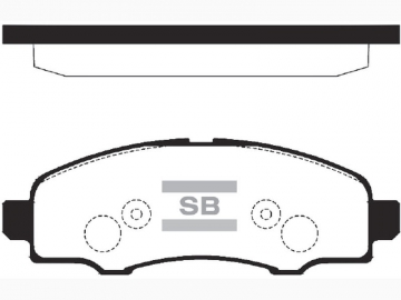 Brake pads SP2049 (Sangsin)