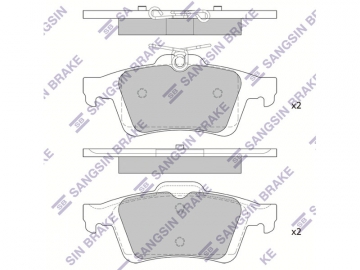 Brake pads SP2091 (Sangsin)