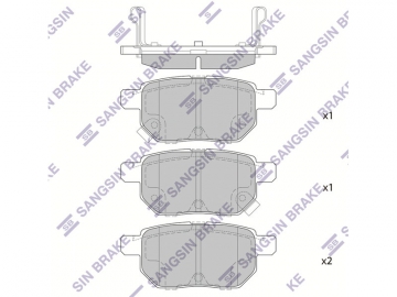 Brake pads SP2094 (Sangsin)