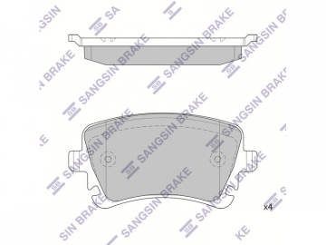 Brake pads SP2112-R (Sangsin)