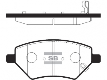 Brake pads SP2126-F (Sangsin)