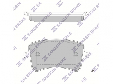 Brake pads SP2146 (Sangsin)