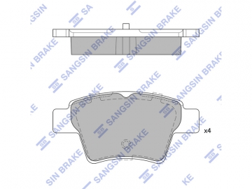 Brake pads SP2153 (Sangsin)