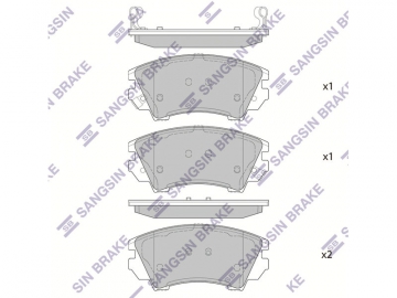 Brake pads SP2175 (Sangsin)