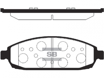 Brake pads SP2181 (Sangsin)