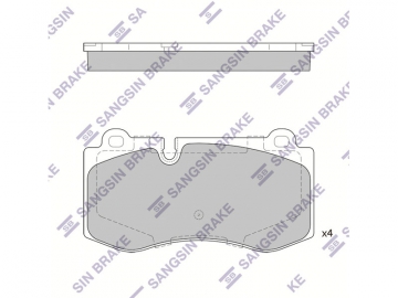 Brake pads SP2195 (Sangsin)