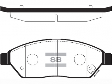 Brake pads SP2202 (Sangsin)