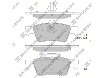 Brake pads SP2209 (Sangsin)