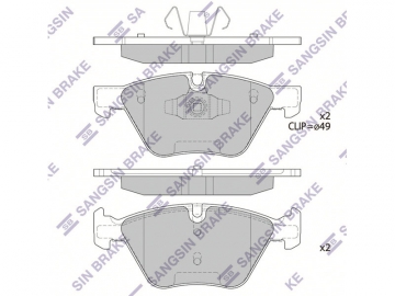 Brake pads SP2214 (Sangsin)