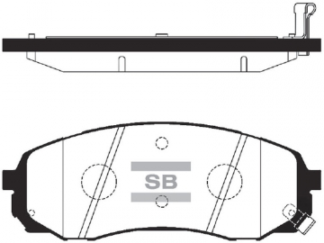 Brake pads SP2223 (Sangsin)