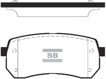 Brake pads SP2224 (Sangsin)