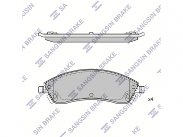 Brake pads SP2253 (Sangsin)